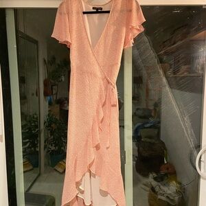 Pink High Low Dress - only worn twice!